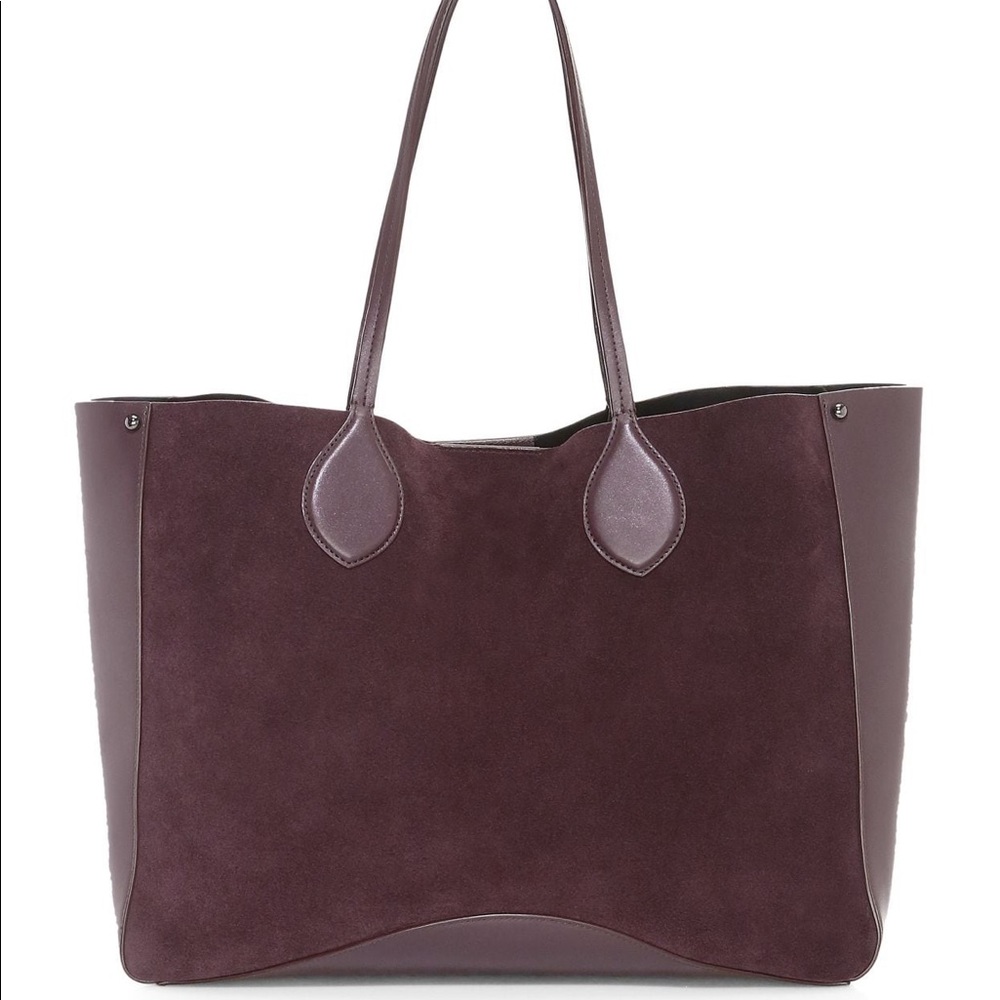 Rebecca Minkoff Plum Suede & Leather Tote